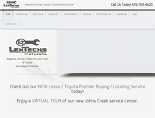 Tablet Screenshot of lextechsofatlanta.com